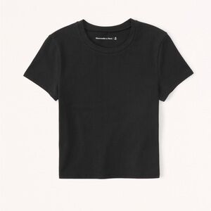 Abercrombie Black Baby Tee